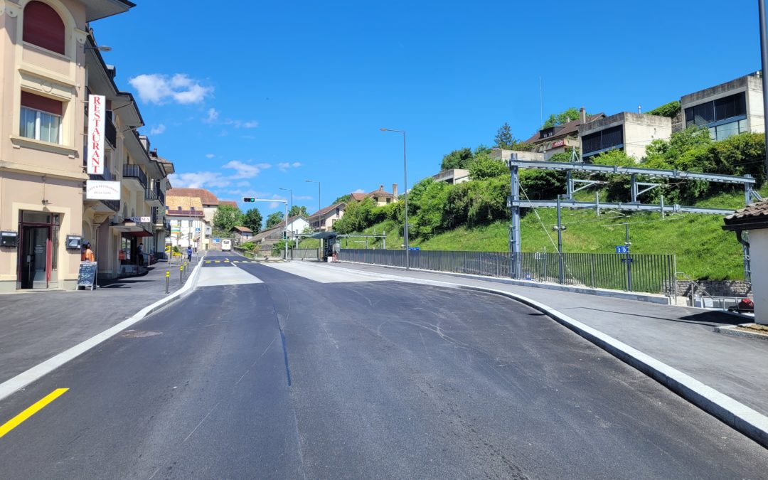 Achèvement des travaux d&rsquo;aménagement de l&rsquo;Interface TP de la Sarraz